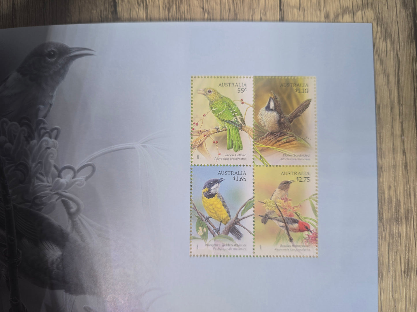 Australian Birds: A Portrait in Stamps, Overprint Centenary of Kangaroo Stamps 2013 Prestige Booklet, Unused