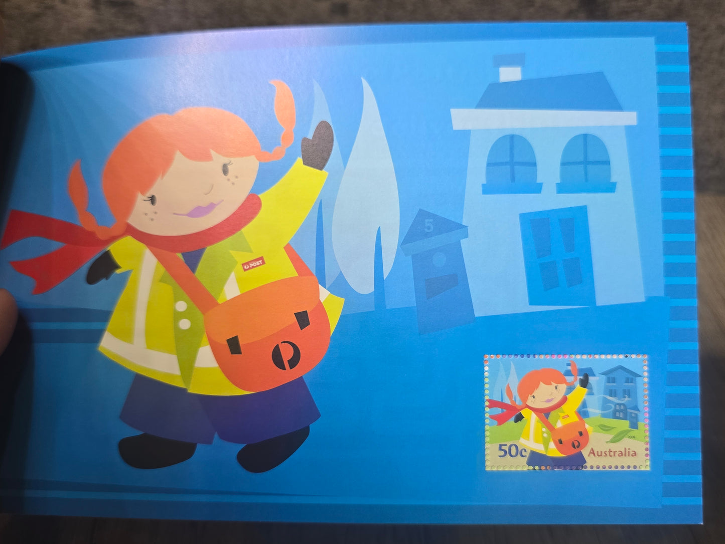 Postie Katie, Stamp Fun Booklet, Unused