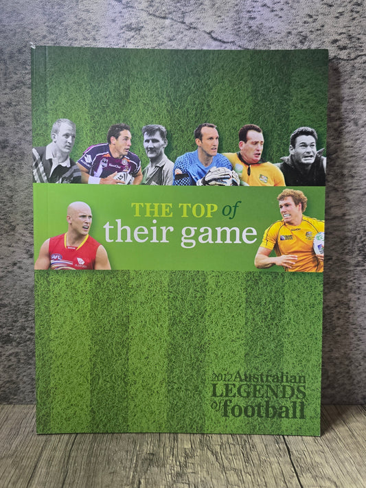 The Top of Their Game, Australian Legends of Football 2012, Stamp Booklet, Unused