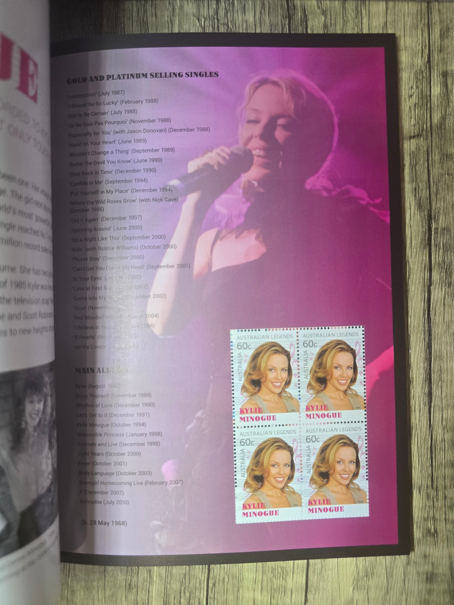 Australian Legends of Music, Prestige Stamp Booklet, Unused