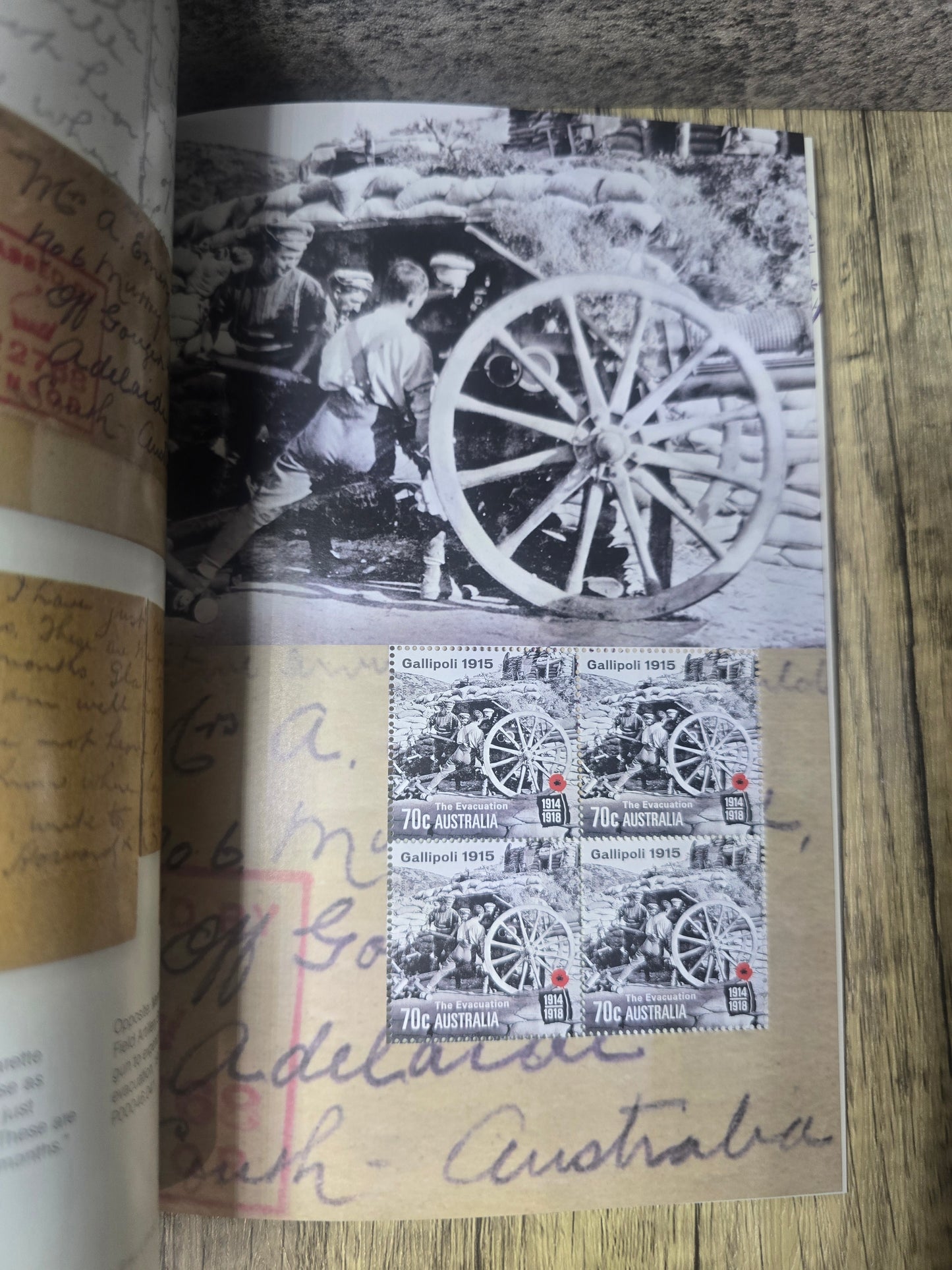 Ties To Home: The Post Office at Gallipoli, Prestige Stamp Booklet, Unused