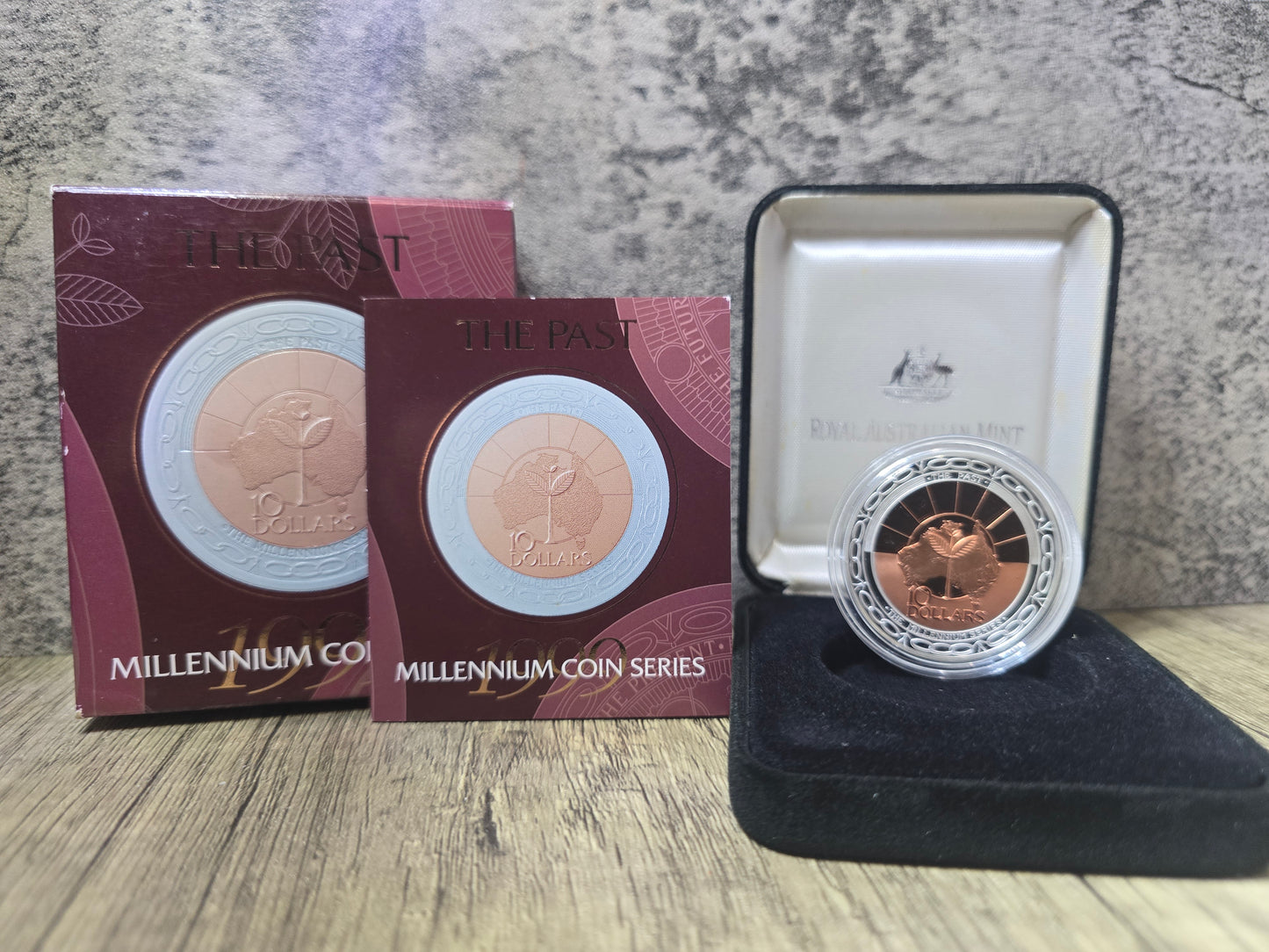 Millennium $10 Proof Series: Past, Present, Future, 2001