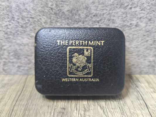 Perth Mint Vintage 1oz Proof Medallion (blue tone), Circa 1989