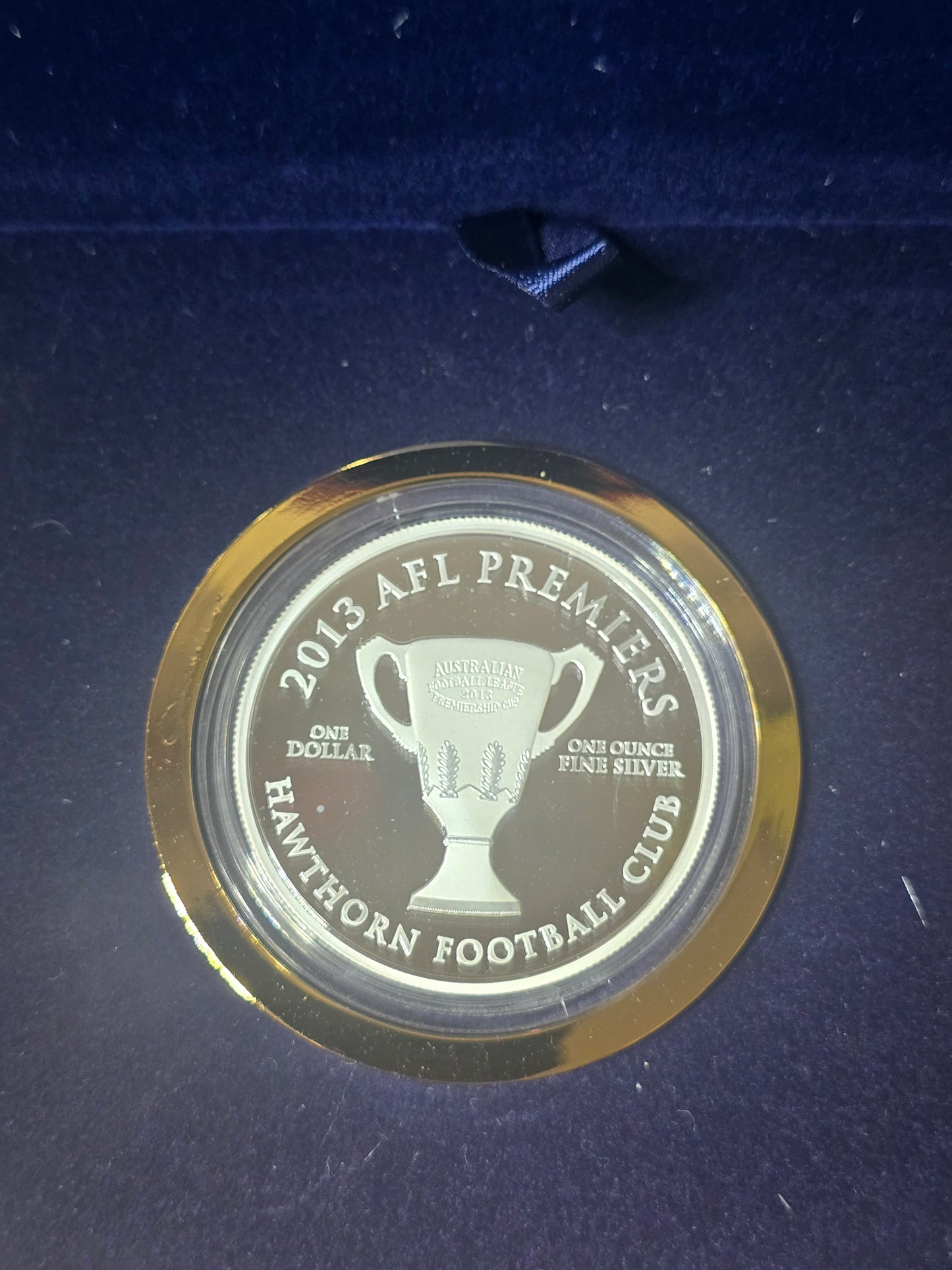 AFL 2013 Premiership Cup 1oz Be There To Witness Greatness