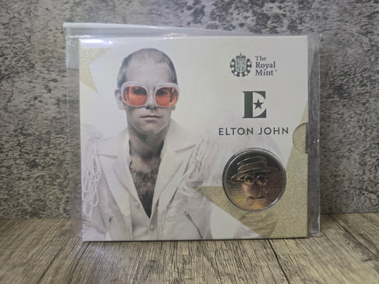 Elton John £5 BUNC, 2020, Royal Mint UK