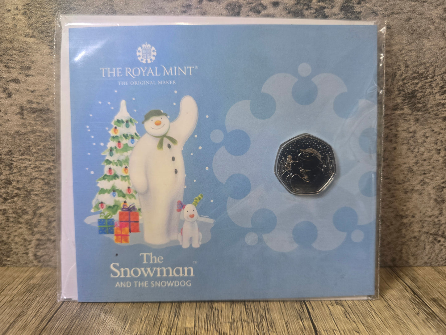 The Snowman and The Snowdog 50p BUNC, 2022, Royal Mint, UK