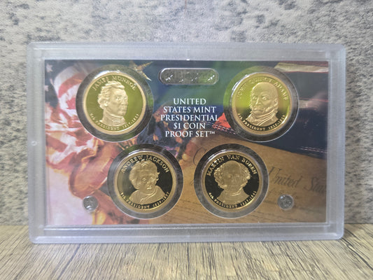 2008 USA Presidential Proof $1 set (5th-8th presidents)