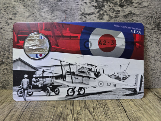 RAAF 2021 50c - Royal Aircraft Factory S. E. 5A