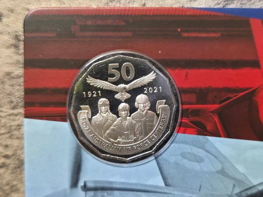 RAAF 1923-2021 Pilots 50c non coloured