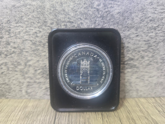 Throne of the Senate, Canada 1977, Silver Dollar
