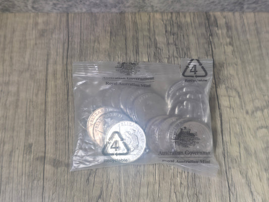 2021 20c (UNC bag, 20 coins) JC Effigy