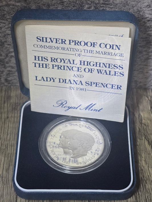1981 Charles/Diana Silver Proof, 28.28g, .925%Ag