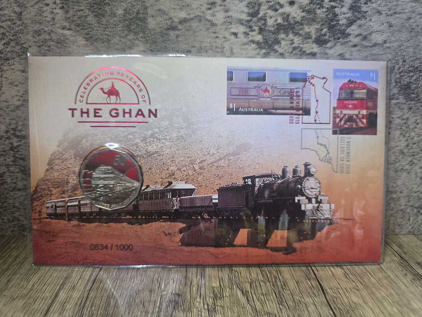 The Ghan 50c Impressions PNC 2019