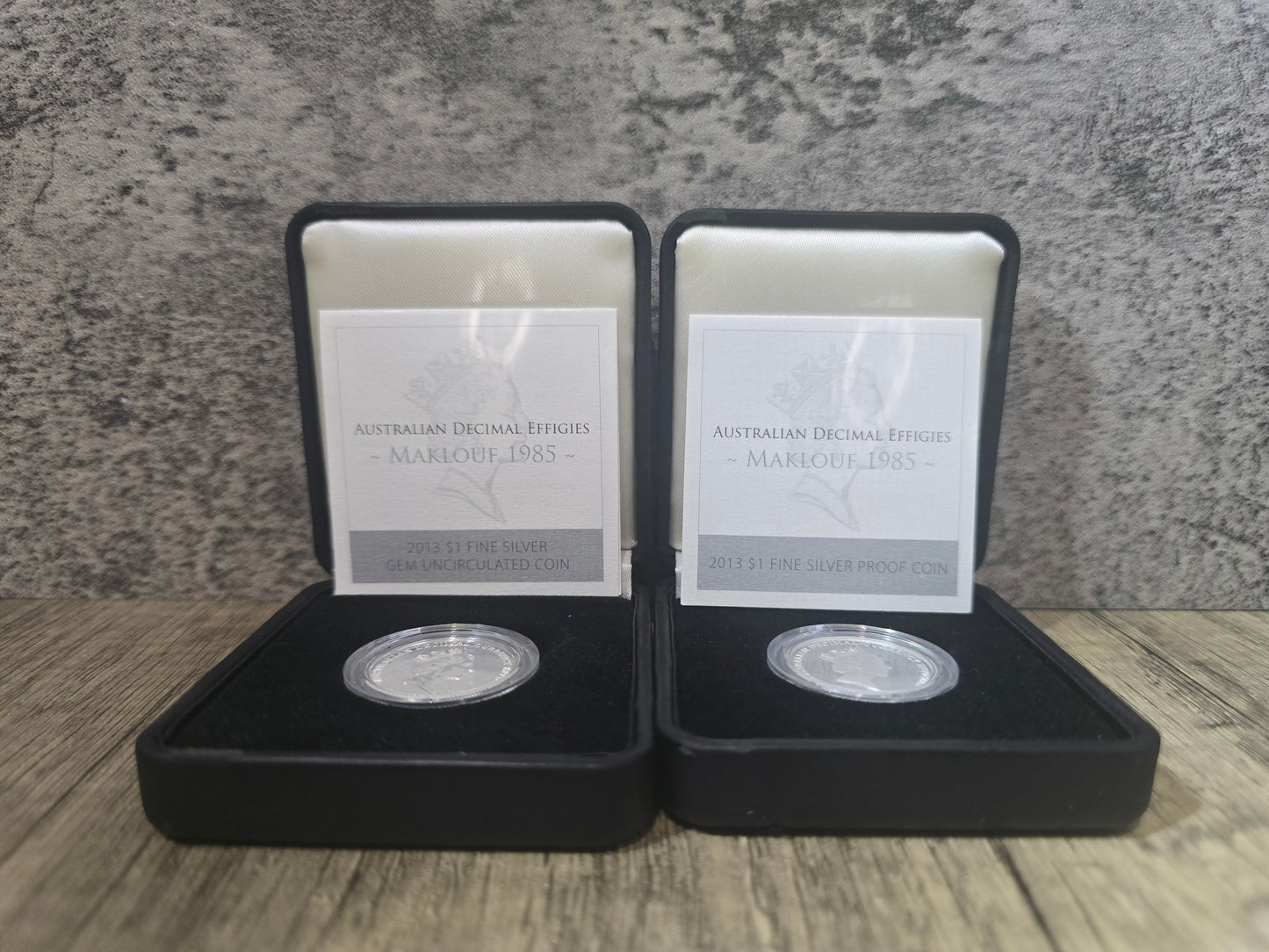Malkouf Effigies Silver $1 2013 (Gem UNC + Proof)