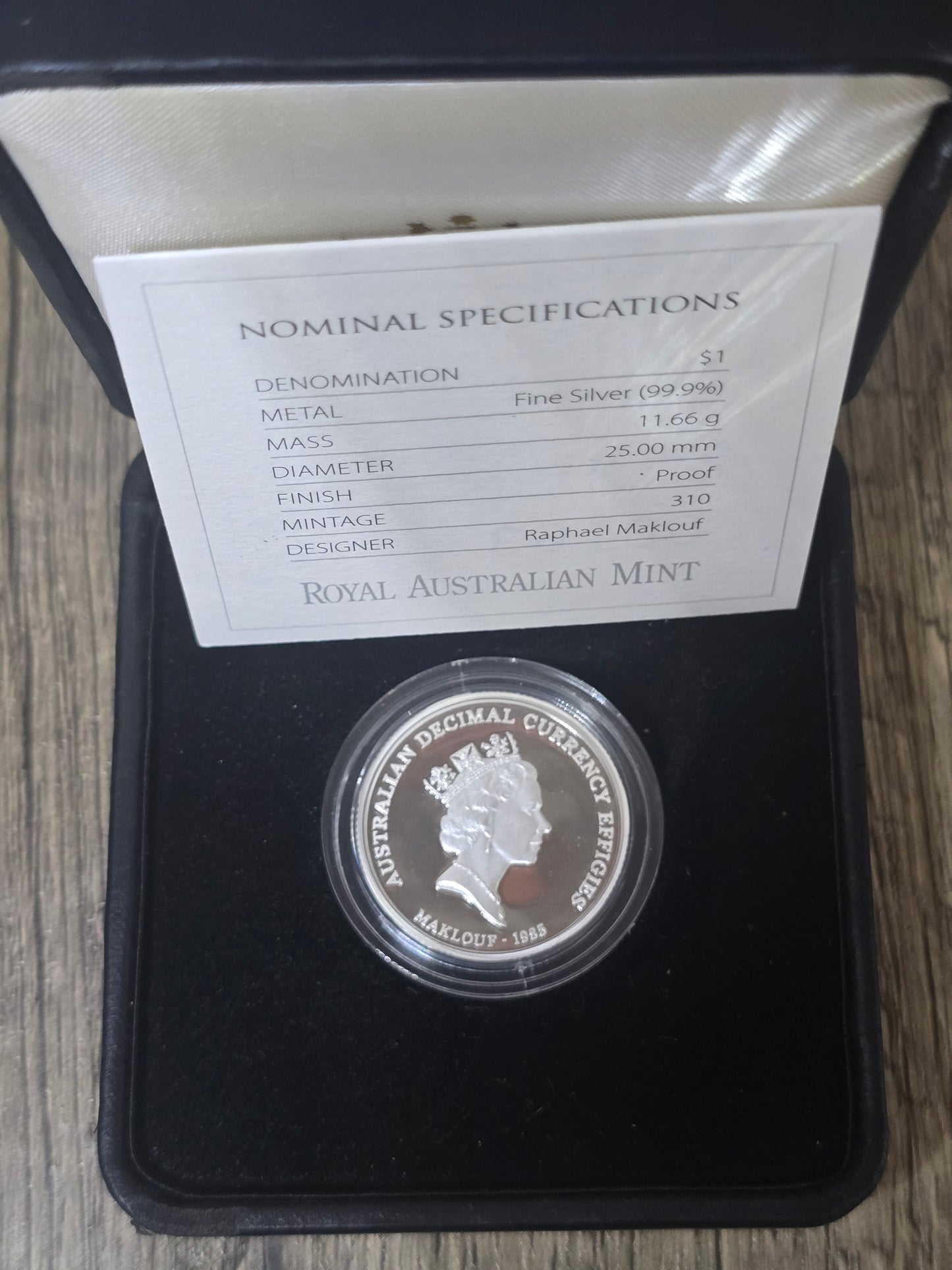 Malkouf Effigies Silver $1 2013 (Gem UNC + Proof)