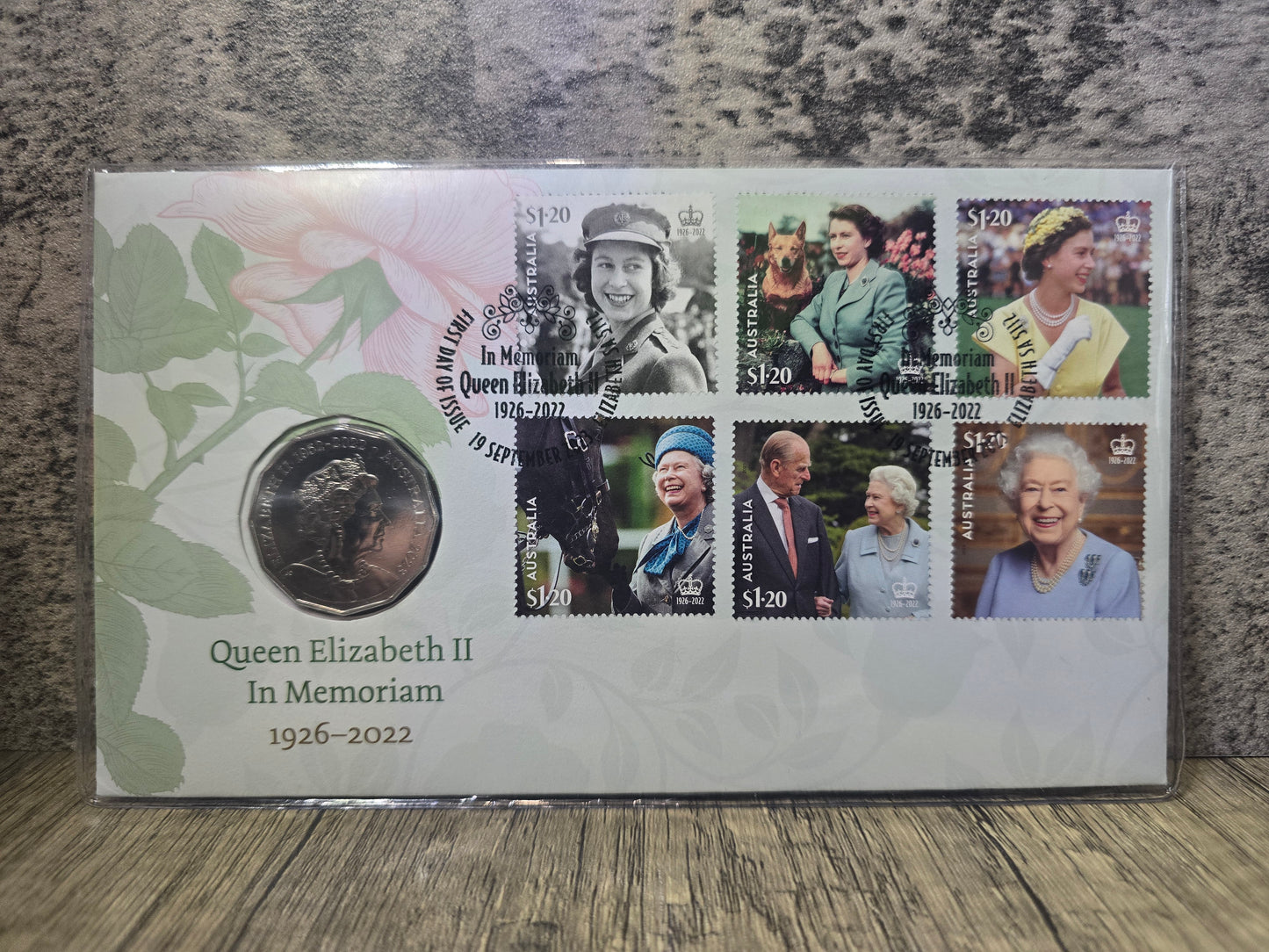 Queen Elizabeth II Memoriam 50c PNC 2023