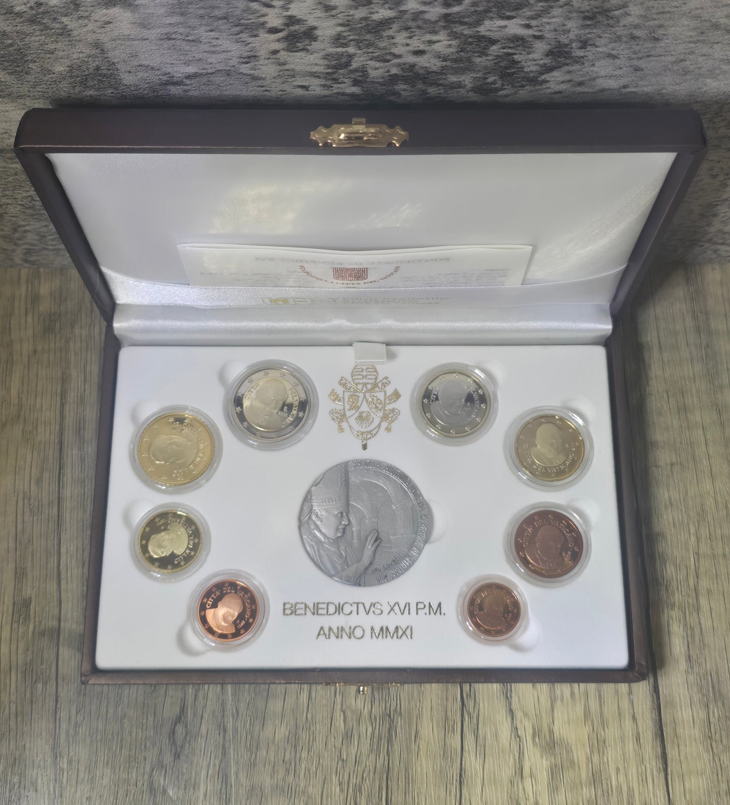 2011 Vatican Euro Proof 8 coin set