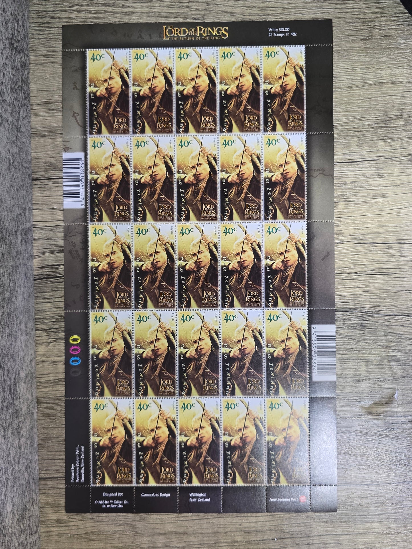 Lord of the Rings - Return of the King, LOTR Ultimate Stamp Collection, NZ Post, 2003