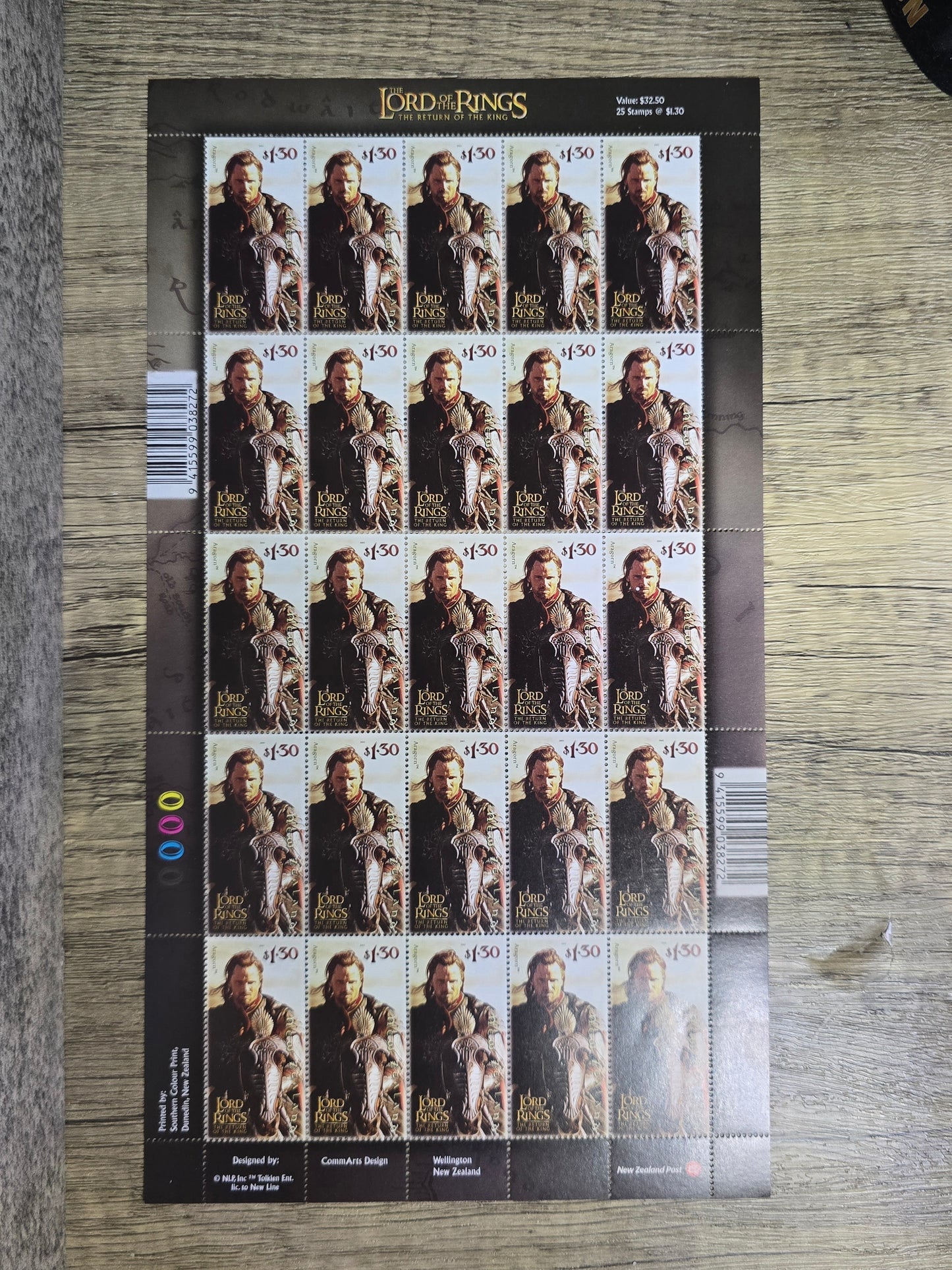 Lord of the Rings - Return of the King, LOTR Ultimate Stamp Collection, NZ Post, 2003