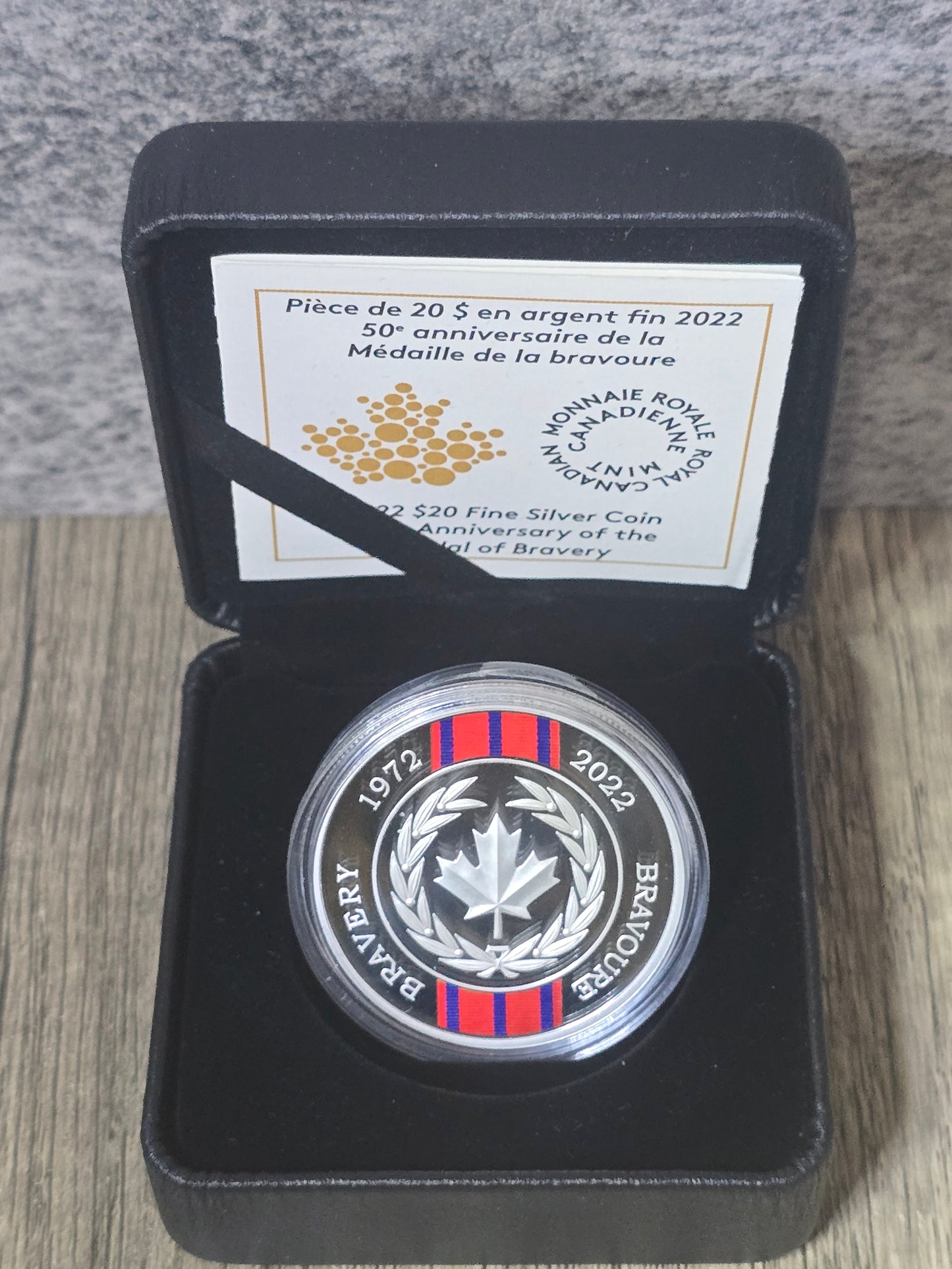 2022 50th Anniversary of the Medal of Bravery Proof 1oz, Canada
