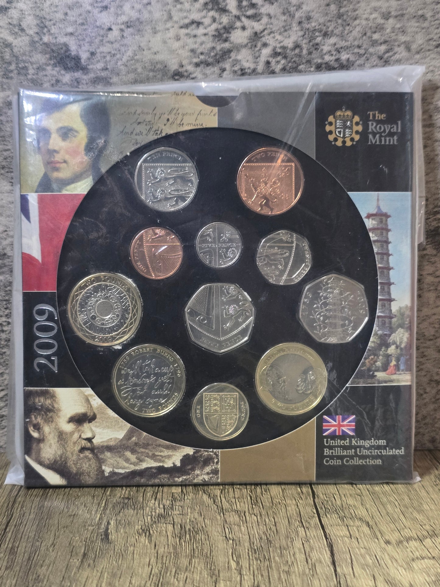 2009 UK Mint Coin Set ft. Kew Gardens 50p