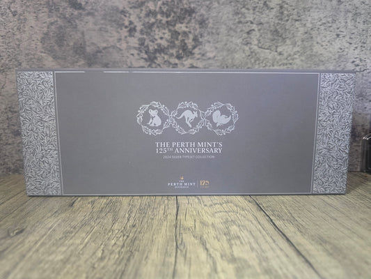 Perth Mint 125th Anniversary P-125 Type Proof Set 4x1oz