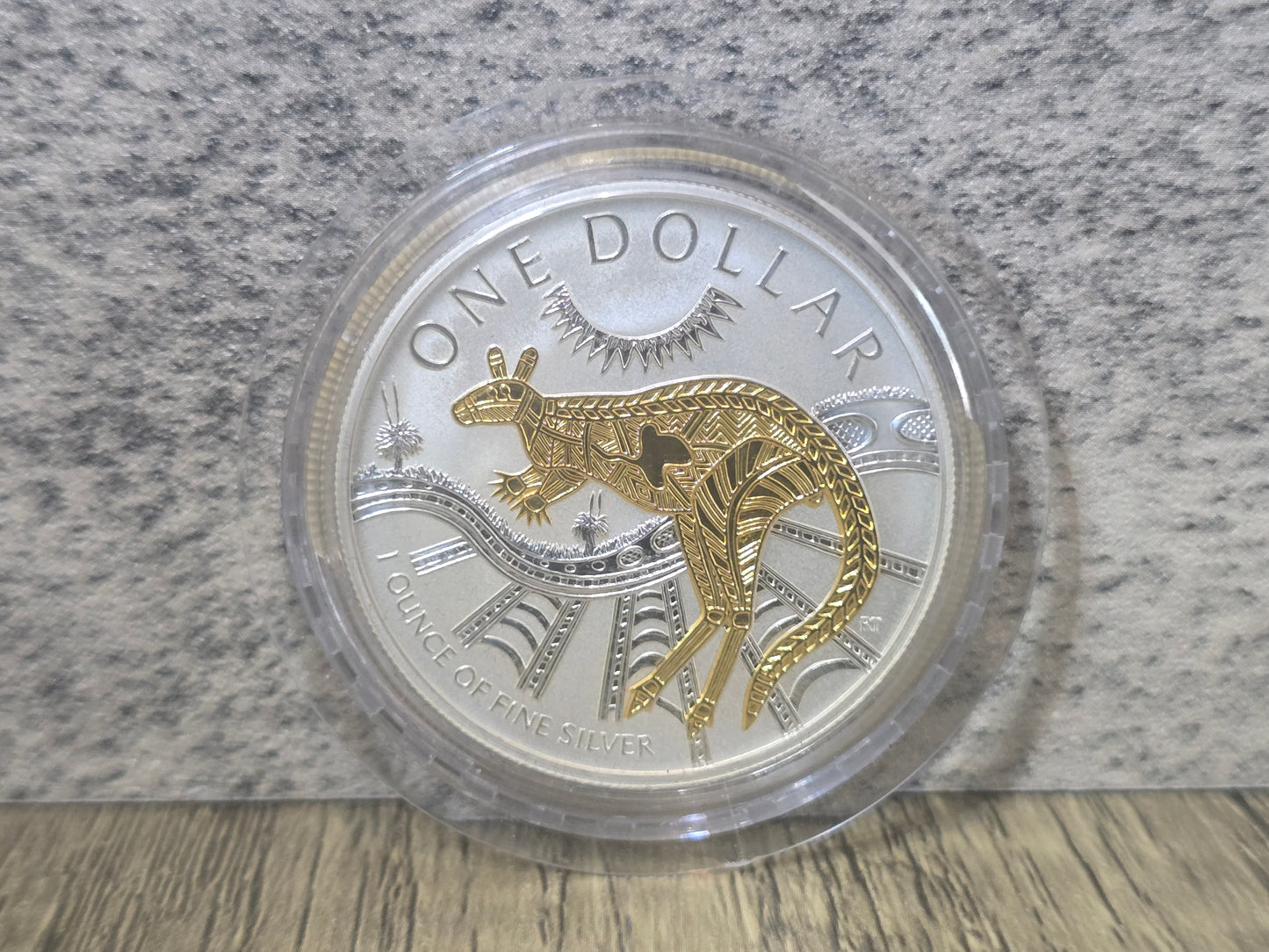 2003 Gold Plated Kangaroo 1oz