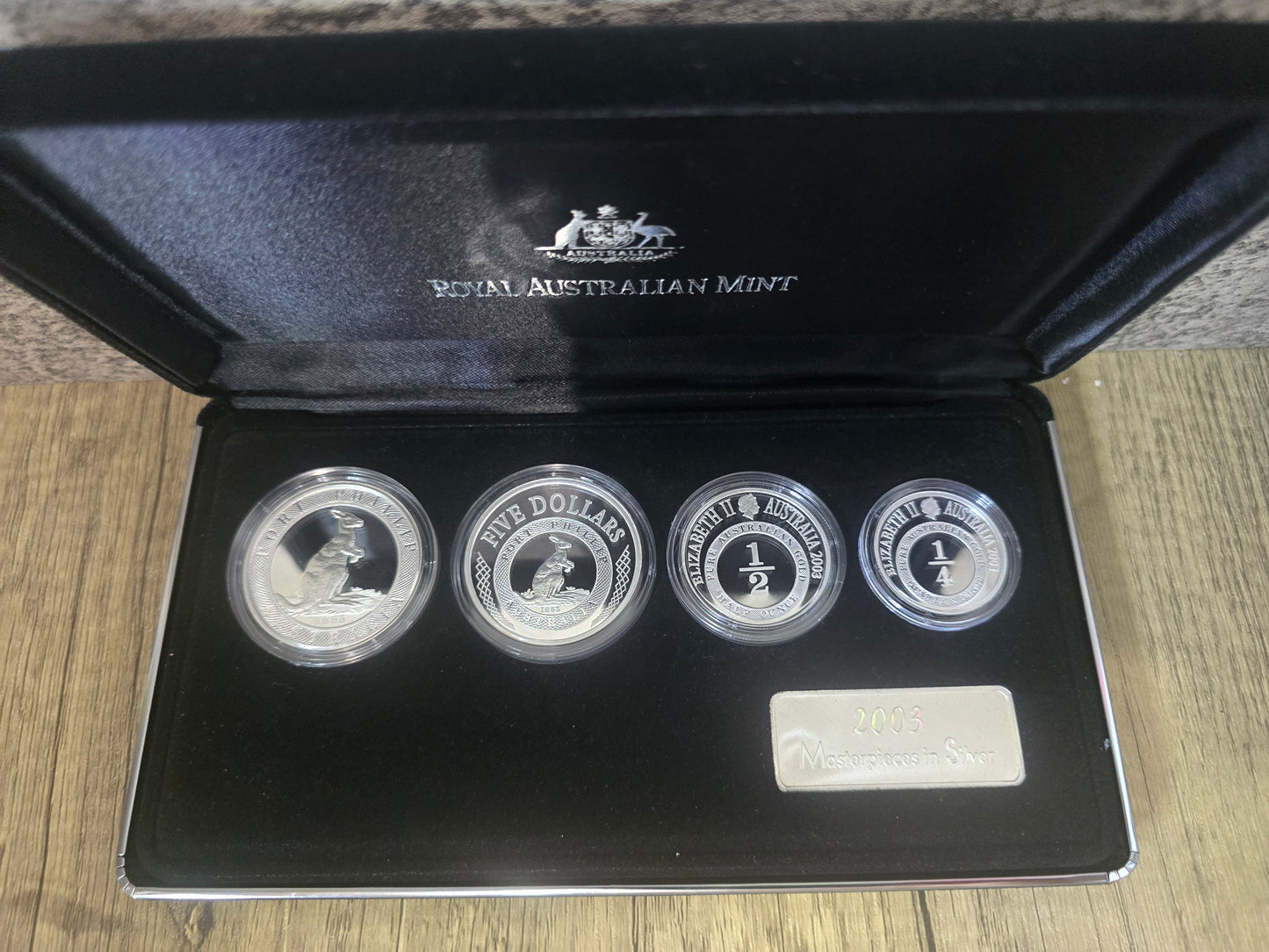 2003 Masterpieces of Silver, Port Phillip Patters, Silver Proof Set