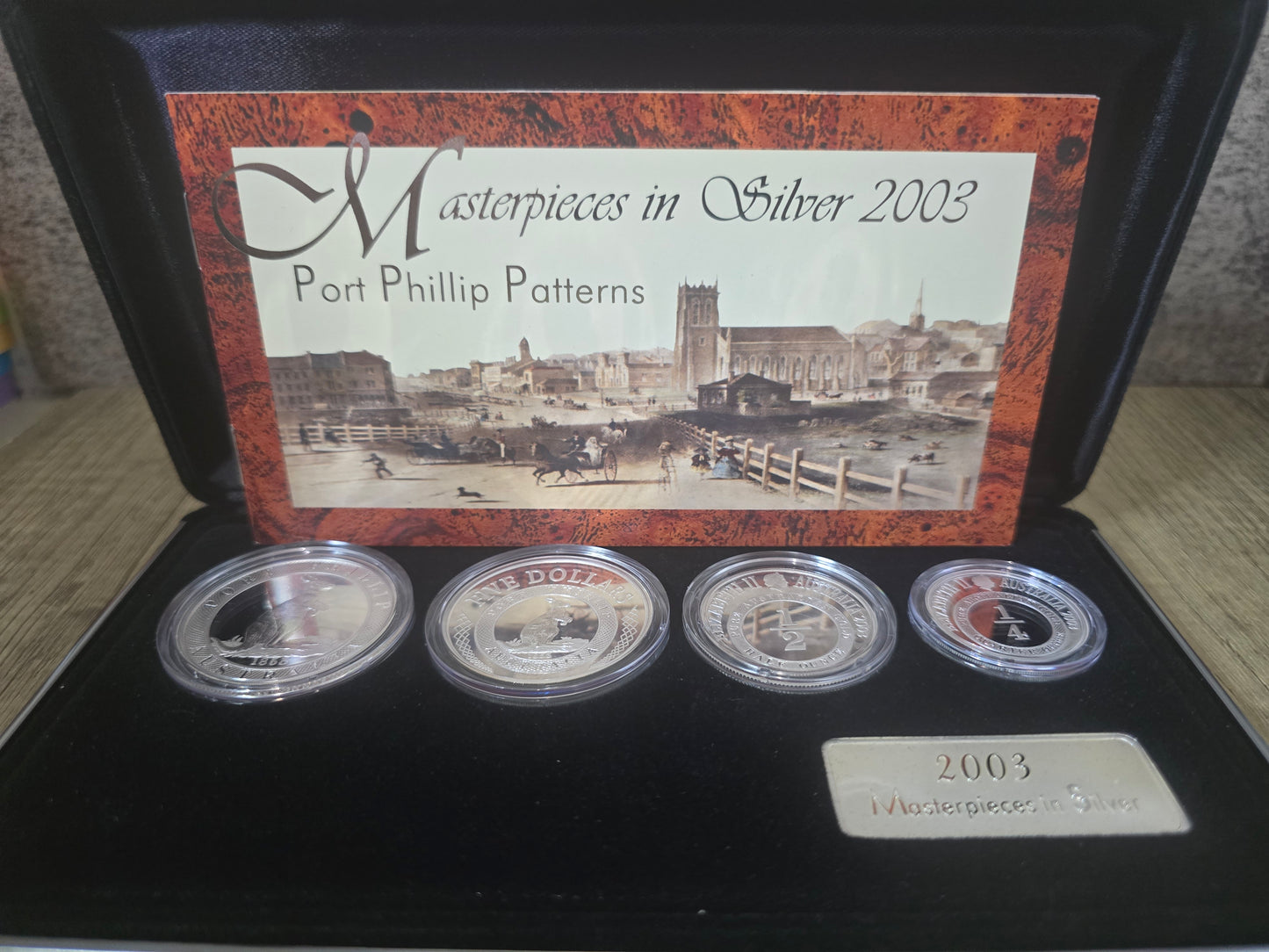 2003 Masterpieces of Silver, Port Phillip Patters, Silver Proof Set