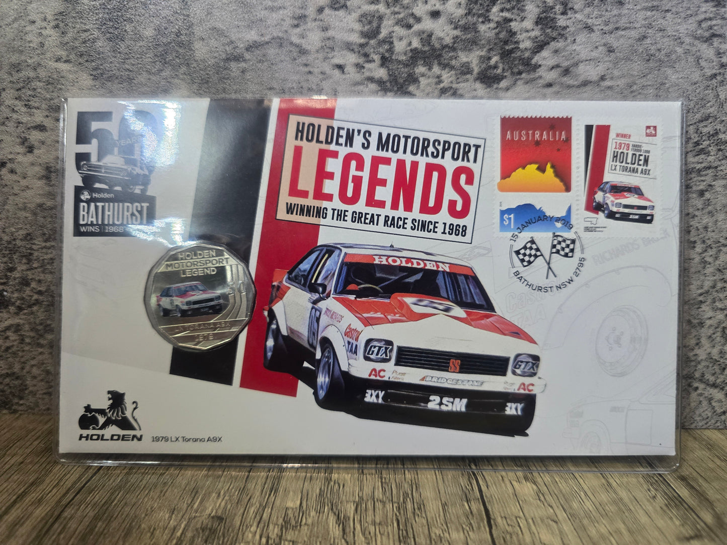 LX Torana A9X 1979, 50c pnc 2018