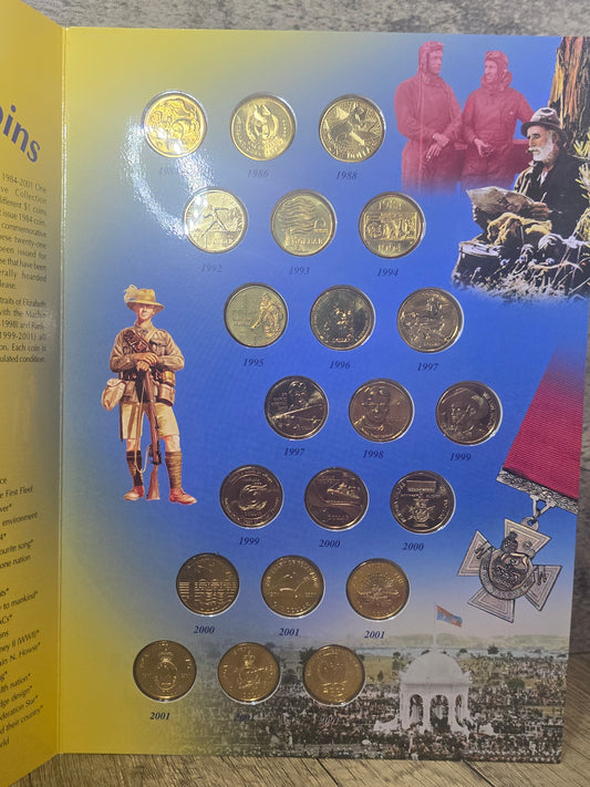 $1 Commemorative Coin Collection 1984-2001, Sherwood Folio