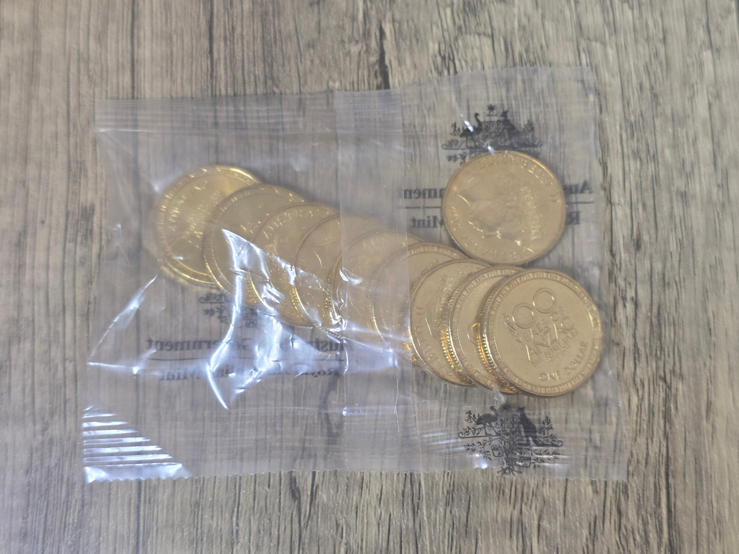 2017 $1 ANZAC 10-coin Satchel Bags