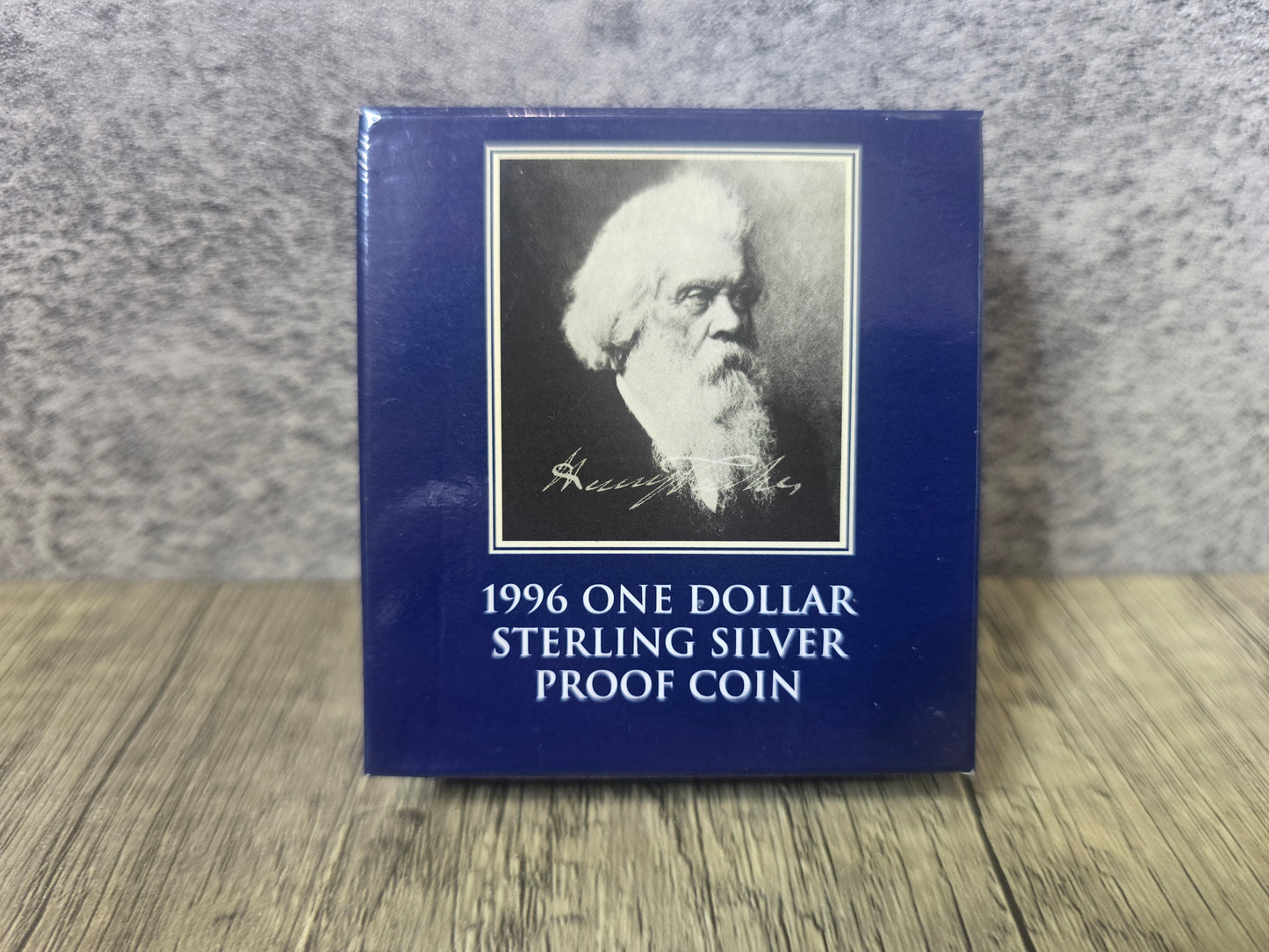 1996 Henry Parkes $1 Sterling Silver Proof