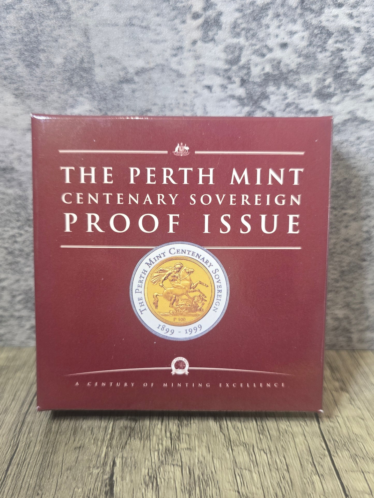 Centenary Sovereign Proof Issue, P-100 Date, Perth Mint 1999