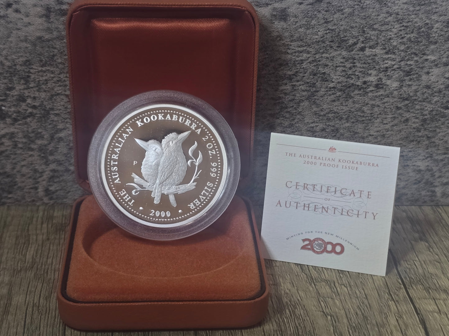 Kookaburra 2oz proof 2000