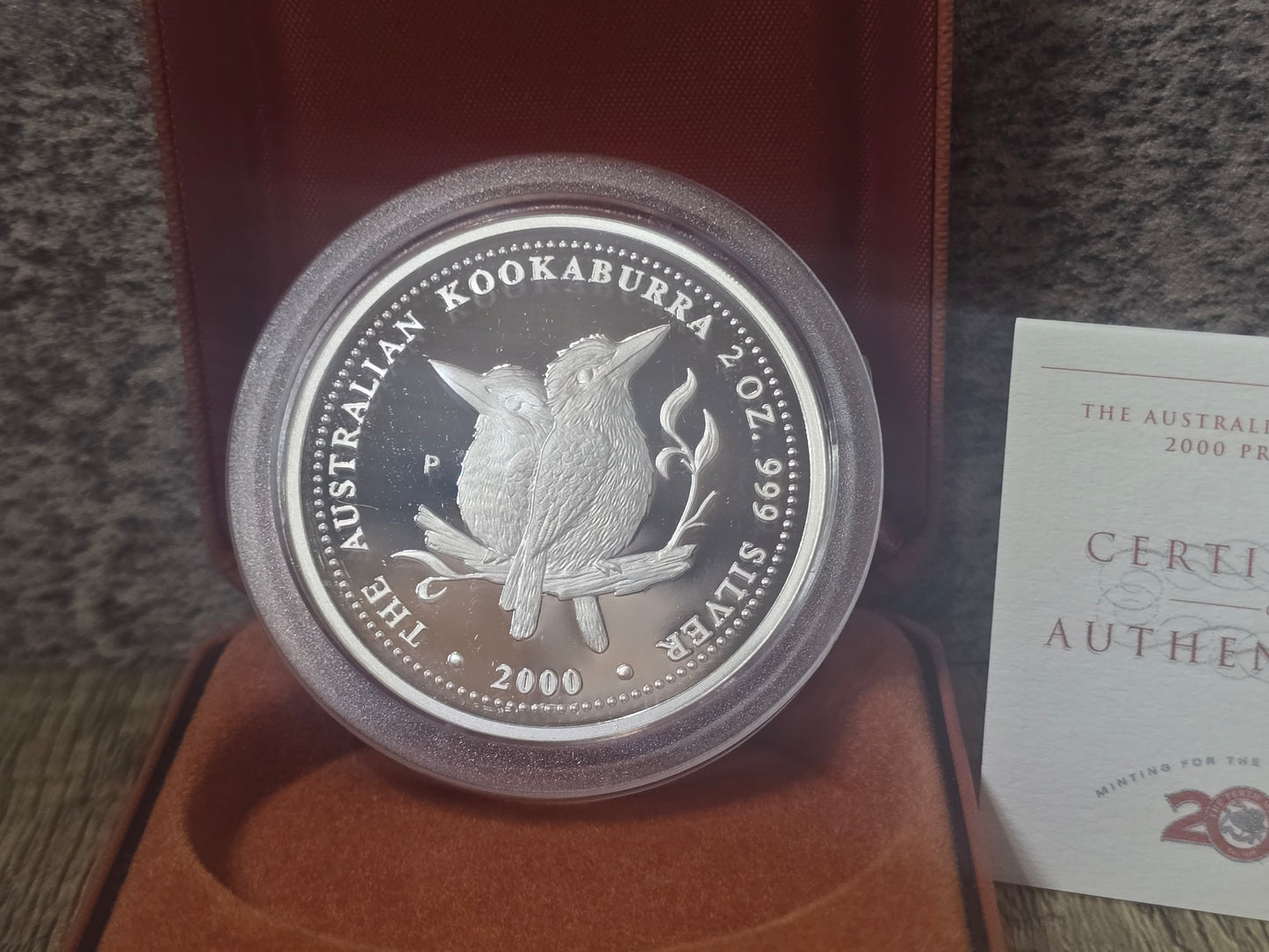 Kookaburra 2oz proof 2000