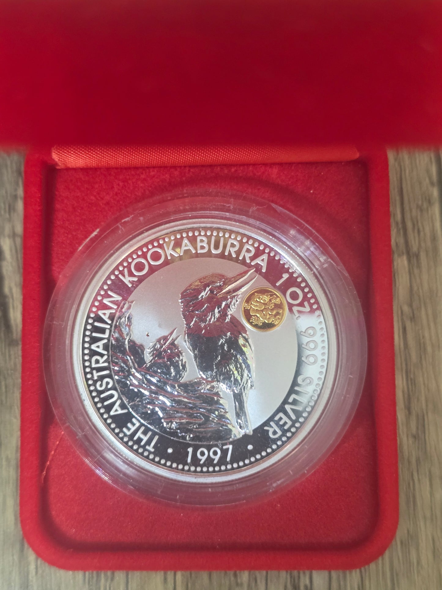 Kookaburra 1oz Dragon Gold Privy proof 1997