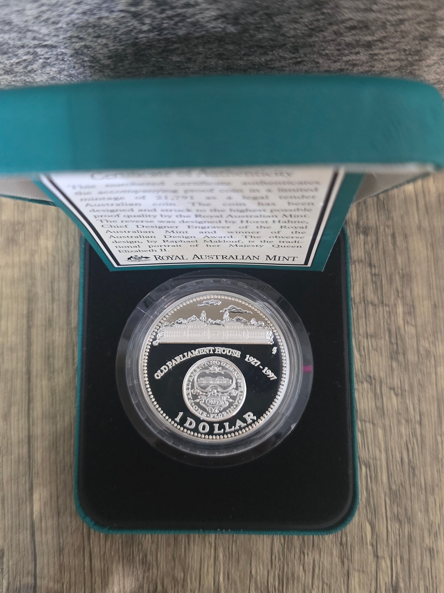 Old Parliament House, 1oz Proof, 1997