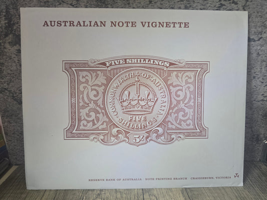 Five Shillings 5/- Banknote Vignette