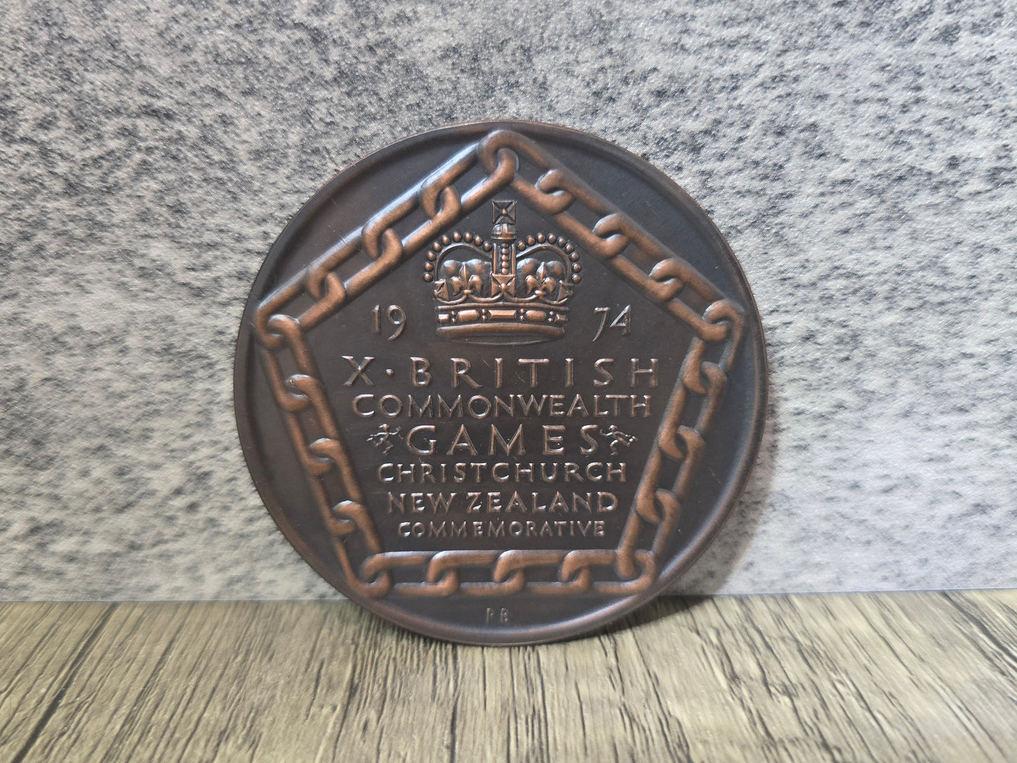 New Zealand 1974 Commonwealth Games bronze Medallion