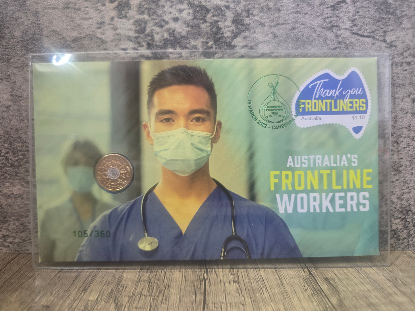 Canberra Show 2022 Frontline Workers Day 1 $2 PNC (Green OVP)