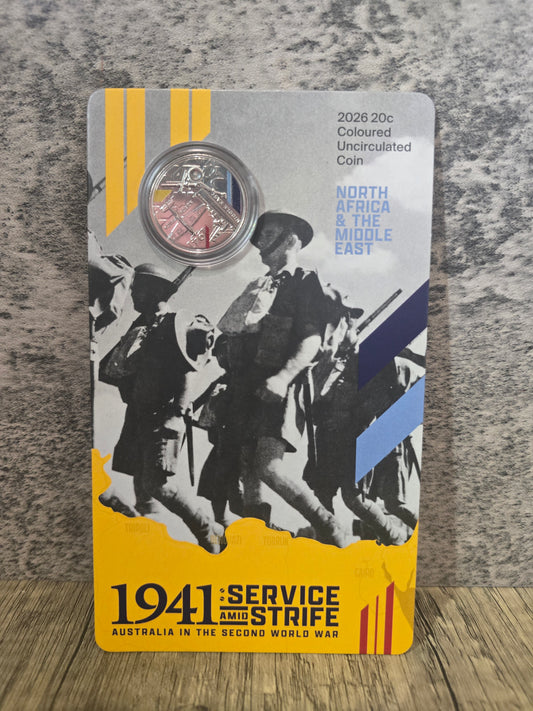 North Africa & Middle East 1941, Strife and Service 20c