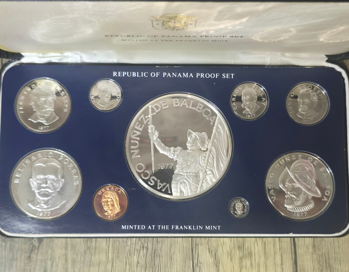 1977 Panama Proof Set