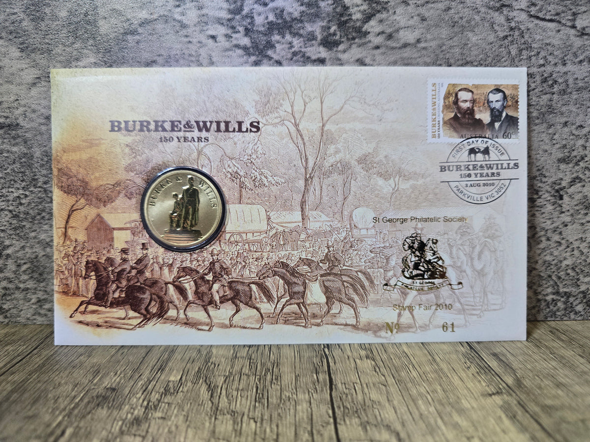 Burke & Wills St George Philatelic Society 2010 PNC