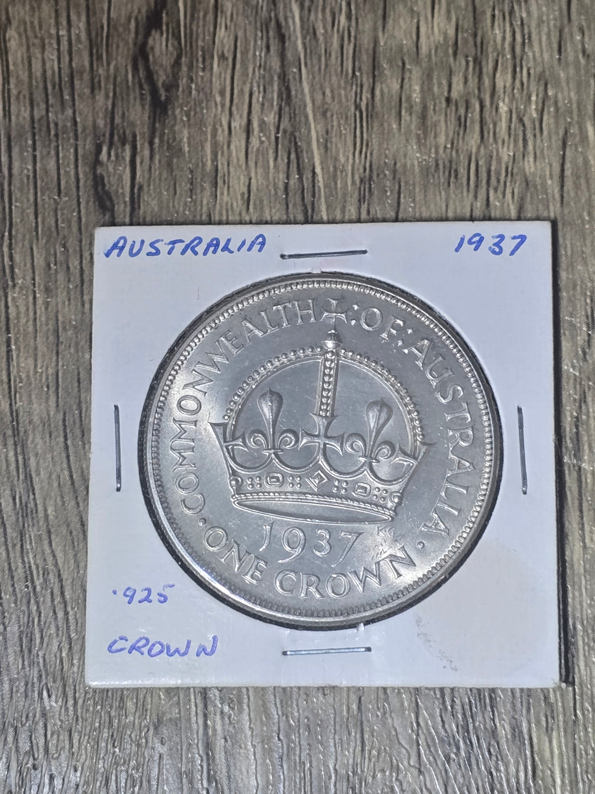 1937 Crown (Ef/Au)