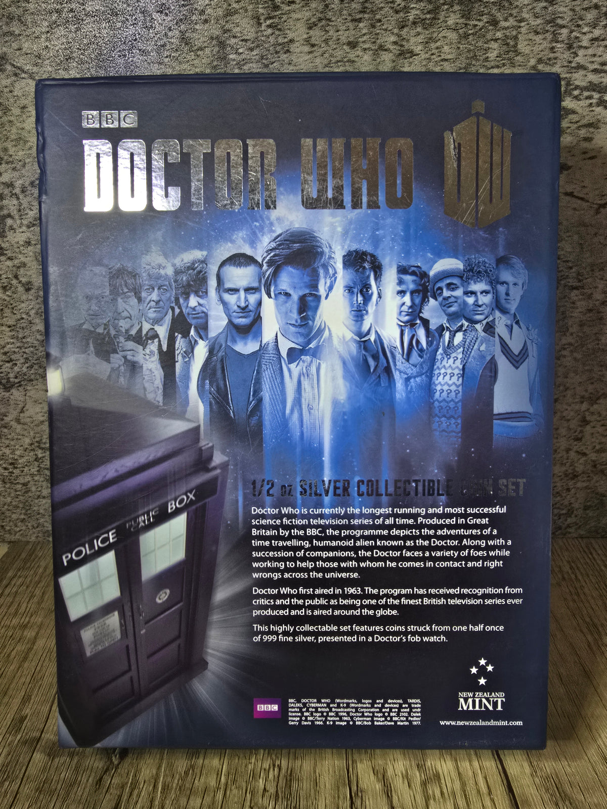 Dr Who 11 x ½oz, 2013 NZ Mint