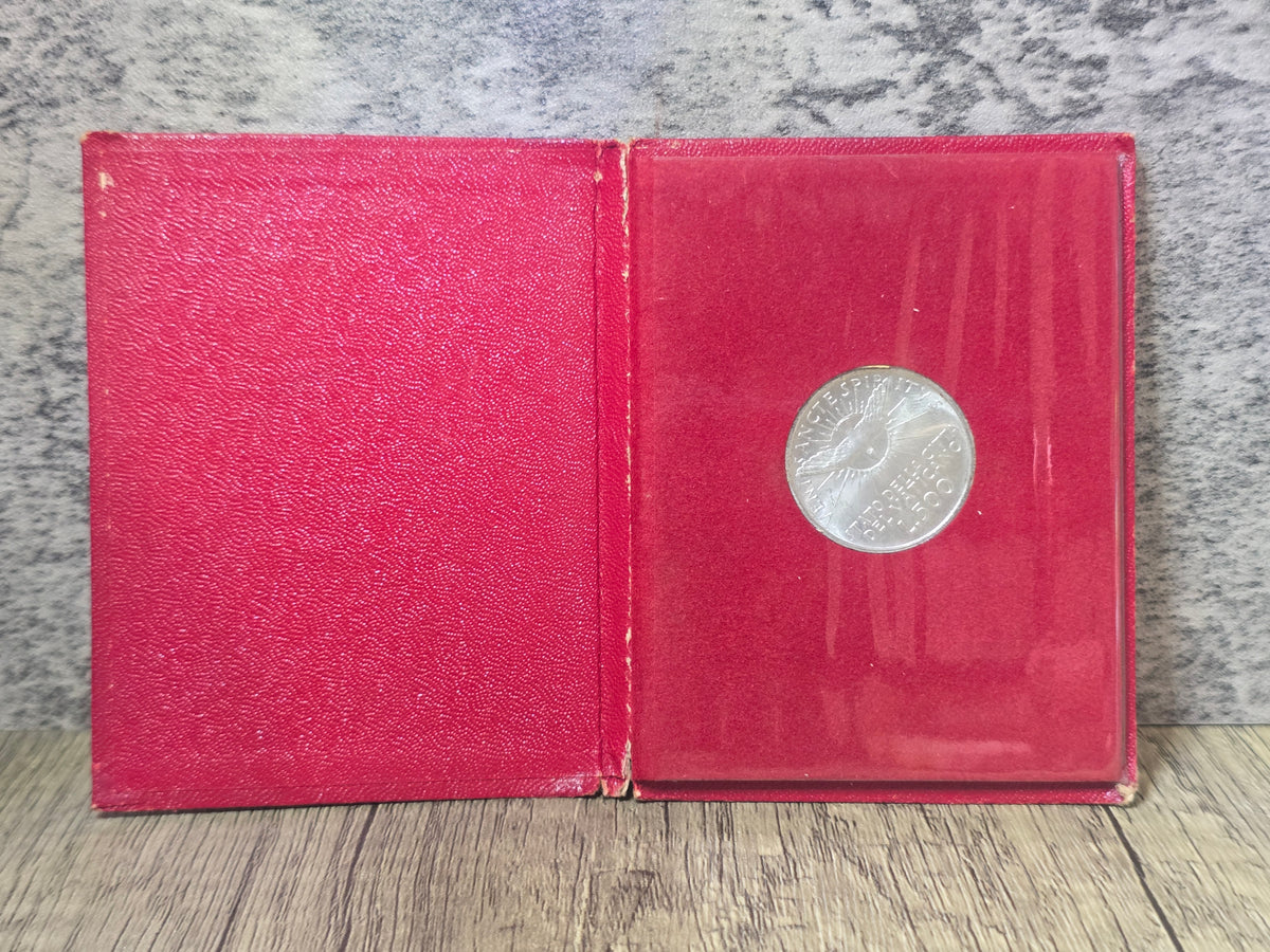 1963 Vatican Silver 500 Lira UNC