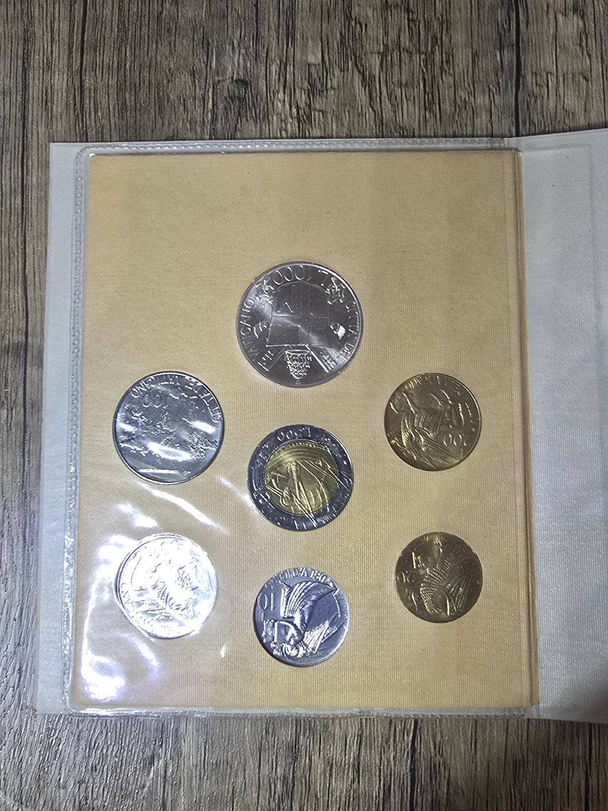 1985 Vatican UNC 7 coin set