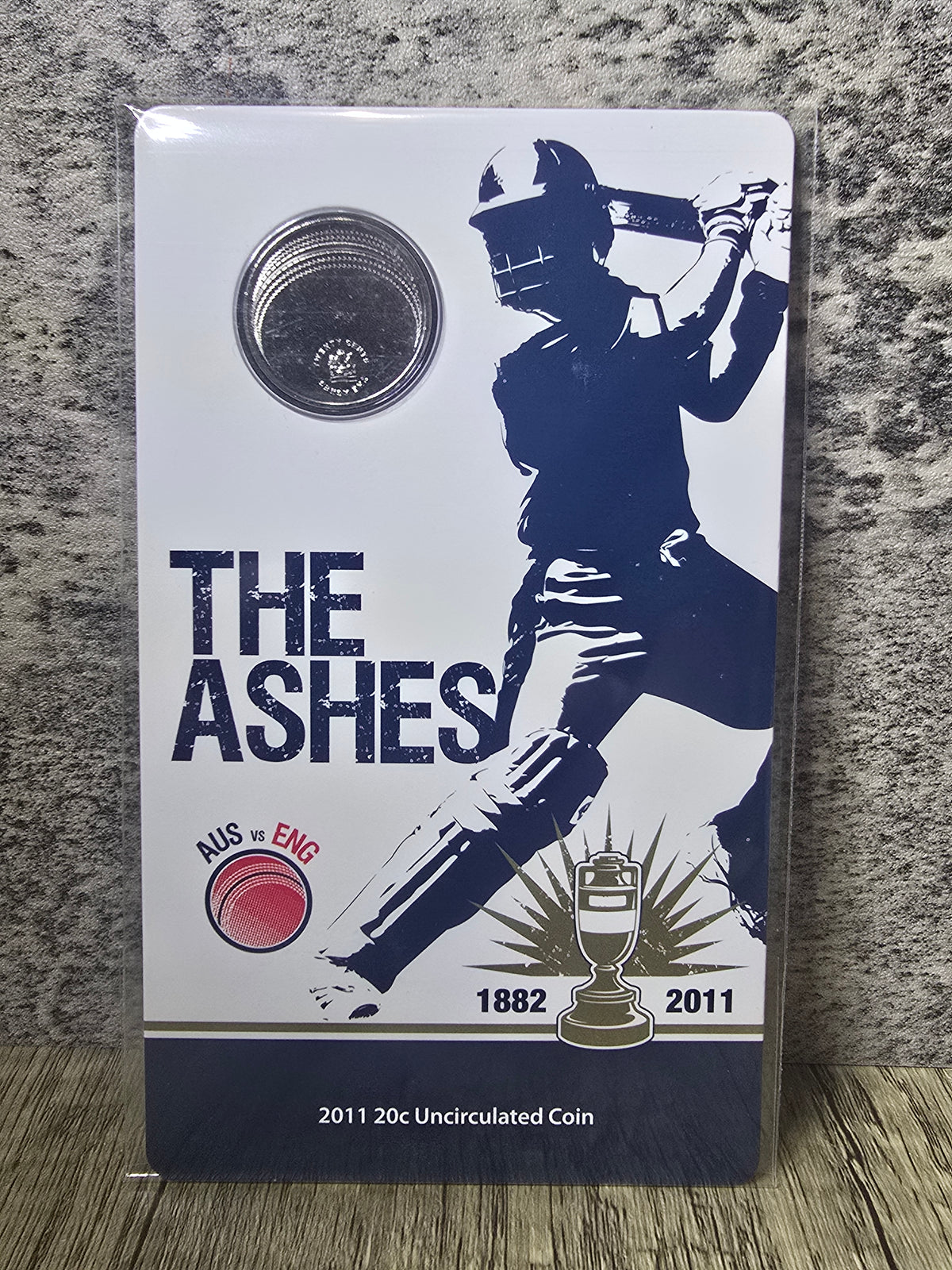The Ashes 2011 20c card