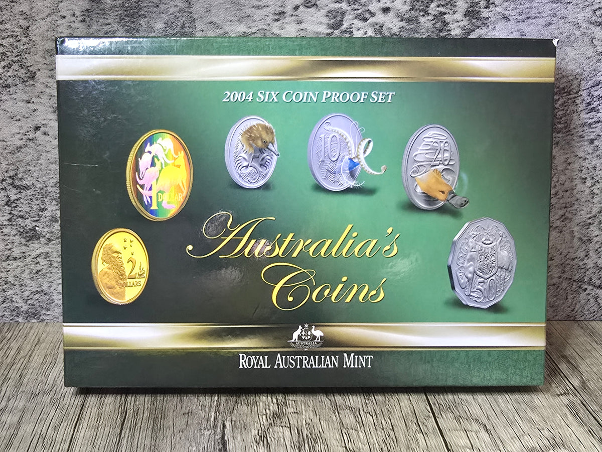 2004 Proof Set - Australia's Coins - Perfect Set
